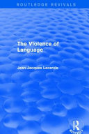 The violence of language