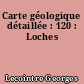 Carte géologique détaillée : 120 : Loches