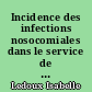 Incidence des infections nosocomiales dans le service de pneumologie du CH de Saint-Nazaire en 1990