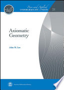 Axiomatic geometry
