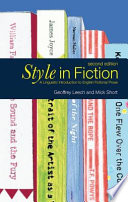 Style in fiction : a linguistic introduction to English fictional prose