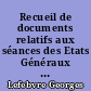 Recueil de documents relatifs aux séances des Etats Généraux : Mai-Juin 1789 : 1.2 : La Séance du 23 Juin