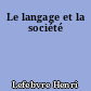 Le langage et la société