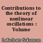 Contributions to the theory of nonlinear oscillations : Volume V