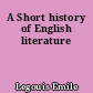 A Short history of English literature