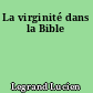 La virginité dans la Bible