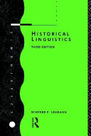 Hitorical linguistics : an introduction