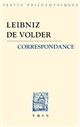 Leibniz - De Volder : correspondance