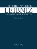 Philosophische Schriften : Nouveaux essais