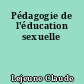 Pédagogie de l'éducation sexuelle