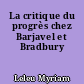 La critique du progrès chez Barjavel et Bradbury