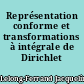 Représentation conforme et transformations à intégrale de Dirichlet bornée