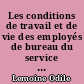 Les conditions de travail et de vie des employés de bureau du service Sirène de l'INSEE à Nantes