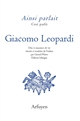 Giacomo Leopardi : dits et maximes de vie