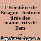 L'Héritière de Birague : histoire tirée des manuscrits de Dom Rago.. : 3/4