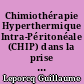 Chimiothérapie Hyperthermique Intra-Péritonéale (CHIP) dans la prise en charge des cancers avancés de l'ovaire : un concept novateur : étude pilote, prospective et unicentrique sur une série de vingt quatre cas