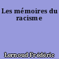 Les mémoires du racisme