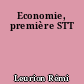 Economie, première STT
