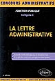 La lettre administrative