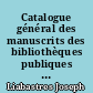 Catalogue général des manuscrits des bibliothèques publiques de France : Départements : Tome XXXVI (1-2) : Carpentras : Tome III