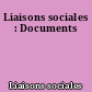 Liaisons sociales : Documents