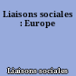 Liaisons sociales : Europe