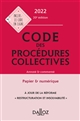 Code des procédures collectives : annoté & commenté