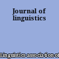 Journal of linguistics