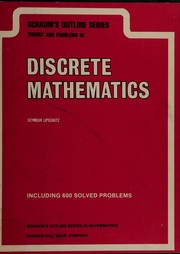 Mathématiques discrètes : cours et problèmes