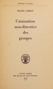 L'animation non-directive des groupes