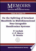 On the splitting of invariant manifolds in multidimensional near-integrable Hamiltonian systems