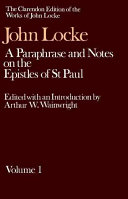 A paraphrase and notes on the epistles of St Paul to the Galatians, 1 and 2 Corinthians, Romans, Ephesians : 1