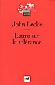 Lettre sur la tolérance : texte latin et traduction française