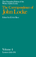 The Correspondence of John Locke in eight volumes : Volume 4 : Letters nos. 1242-1701