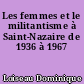 Les femmes et le militantisme à Saint-Nazaire de 1936 à 1967