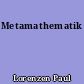 Metamathematik