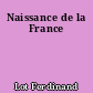 Naissance de la France