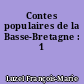 Contes populaires de la Basse-Bretagne : 1