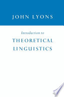 Introduction to theoretical linguistics