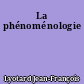 La phénoménologie