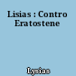 Lisias : Contro Eratostene