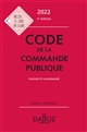 Code de la commande publique : annoté & commenté