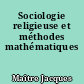 Sociologie religieuse et méthodes mathématiques