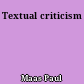 Textual criticism