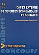 CAPES externe de sciences économiques et sociales