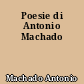 Poesie di Antonio Machado