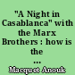 "A Night in Casablanca" with the Marx Brothers : how is the comic effect redered in the French dubbed and subtitled versions ?