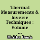Thermal Measurements & Inverse Techniques : Volume 2 : Tutorials : Roscoff, June 13-18, 2011
