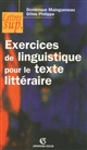 Exercices de linguistique pour le texte littéraire