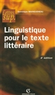 Linguistique pour le texte littéraire